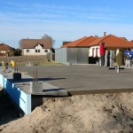 Elkészült a vasalt szerelőbeton