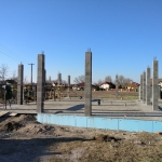 a beton pillérvázak.